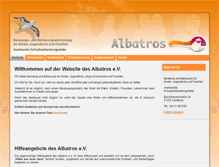Tablet Screenshot of albatros-lueneburg.de